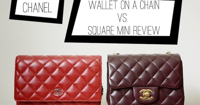 The Chanel Mini Rectangle & WOC are pretty similar in size, but theres, Chanel Wallet On Chain