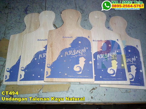 Harga Undangan Talenan Kayu Natural