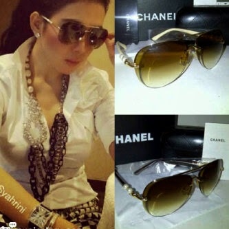 Model kacamata cantik chanel untuk wanita branded murah