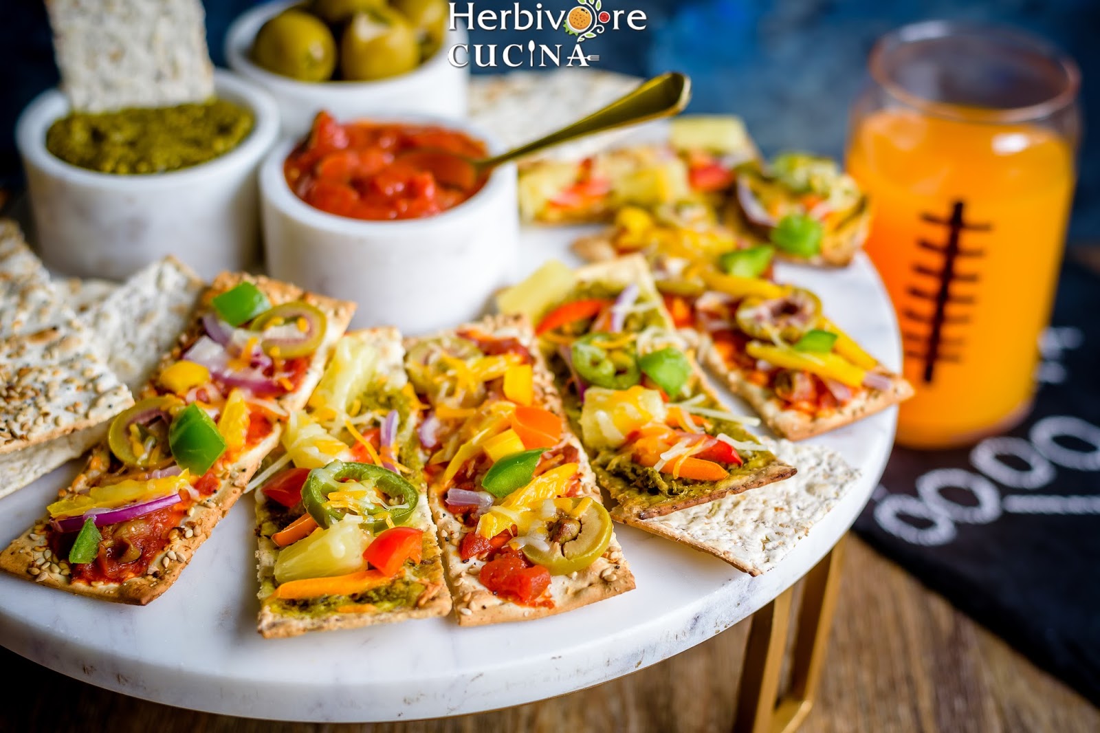 Herbivore Cucina Super Easy Flatbread Pizza