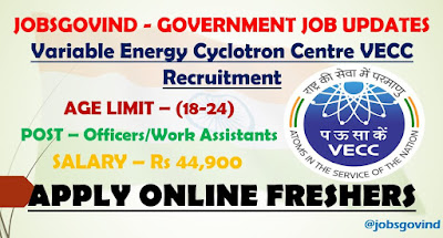 VECC Recruitment 2021