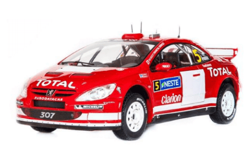 les plus grandes voitures de rallye 1:18 Peugeot 307 WRC 2004 M. Grönholm
