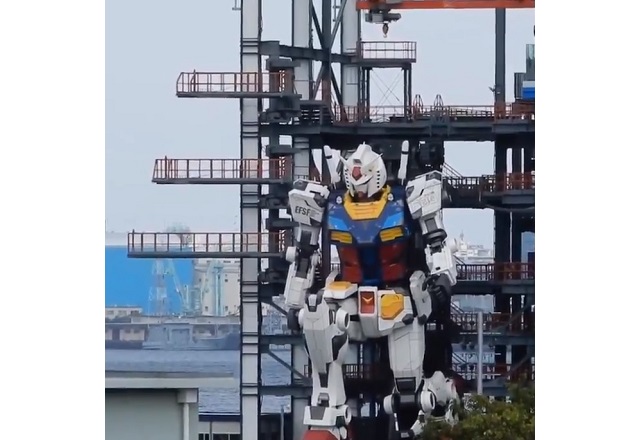 Sugoi! Patung Gundam Raksasa di Yokohama Kini Bisa Bergerak!