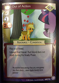 My Little Pony Out of Action The Crystal Games CCG Card