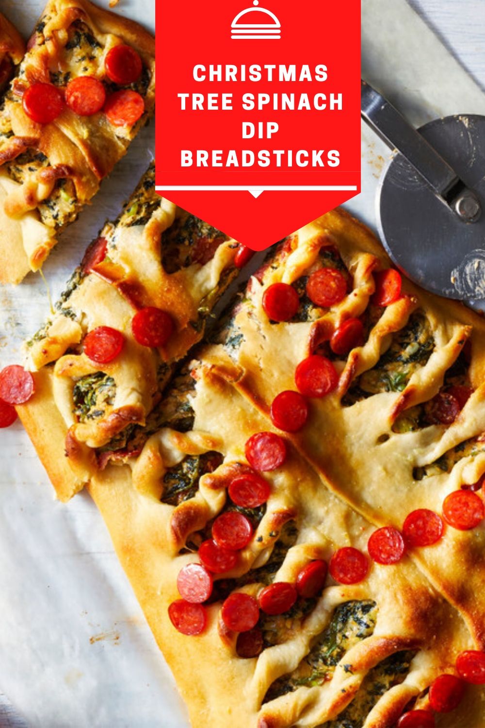 Christmas tree spinach dip breadsticks Pukrol Satwa