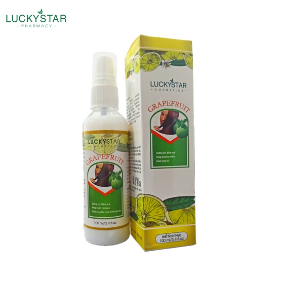 LOTION DƯỠNG TÓC TINH DẦU BƯỞI 100ML – LUCKY STAR, My Pham Nganh Toc