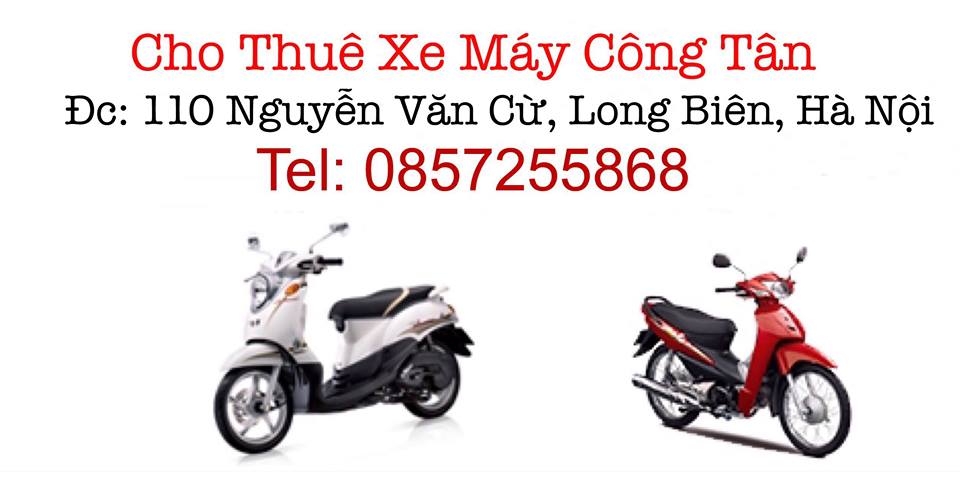 Cho thuê xe máy Công Tân