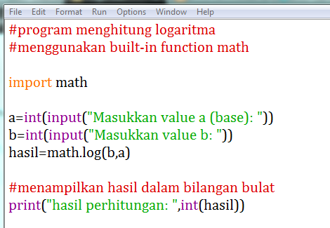 Latihan Built-In Function Python ~ Computer Programming & Graphics