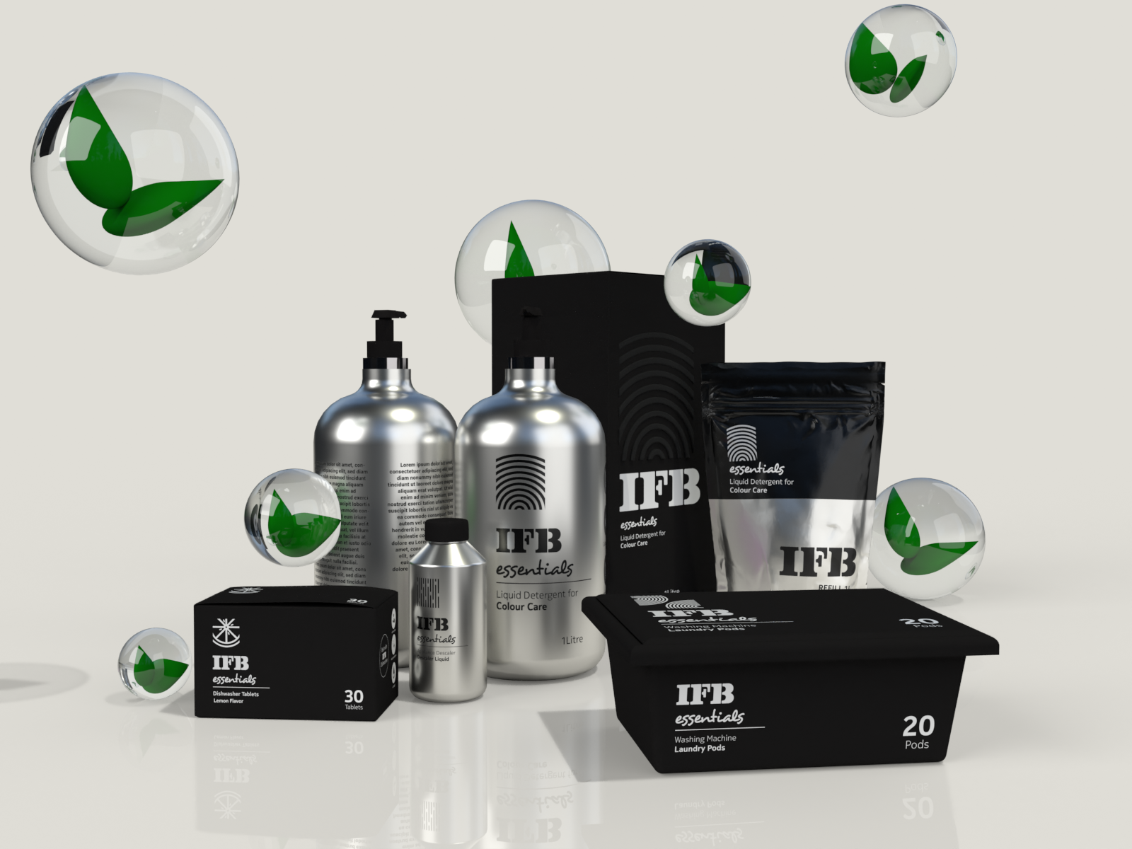 IFB Essentials Sustainable Laundry Packaging Packaging Of The World
