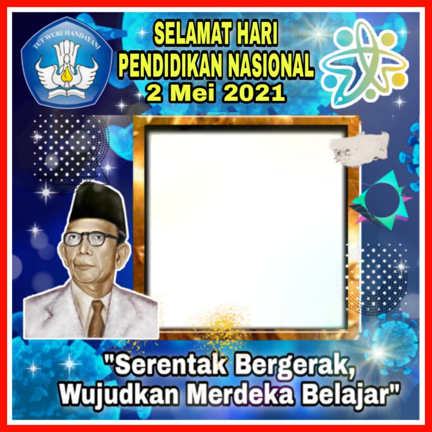 Merdeka Belajar 10 Twibbon Hardiknas 2021