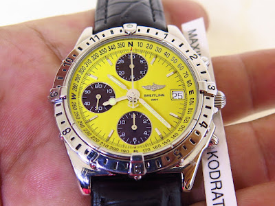 breitling chronomat yellow