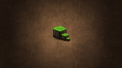 Minecraft Minimal Blocks HD Wallpaper