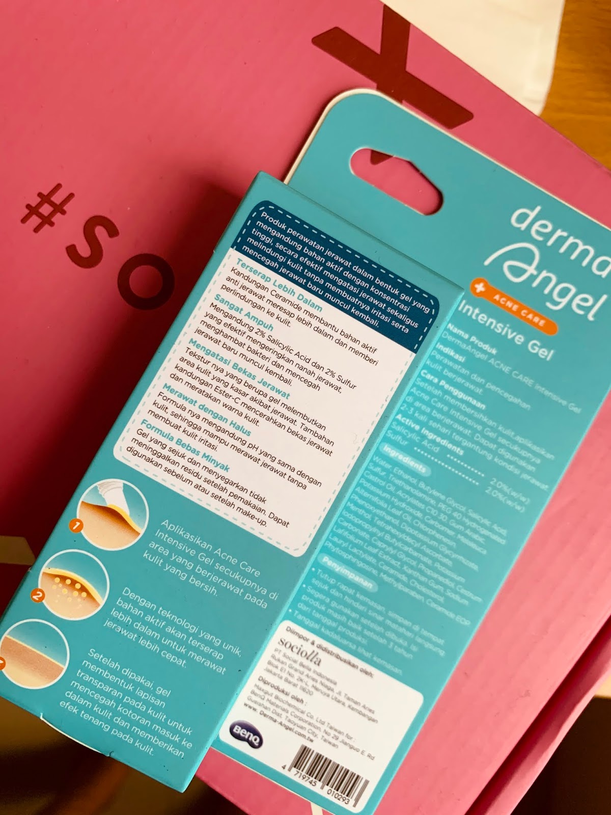 NoonaClassic Review Derma Angel Intensive Gel Acne Care