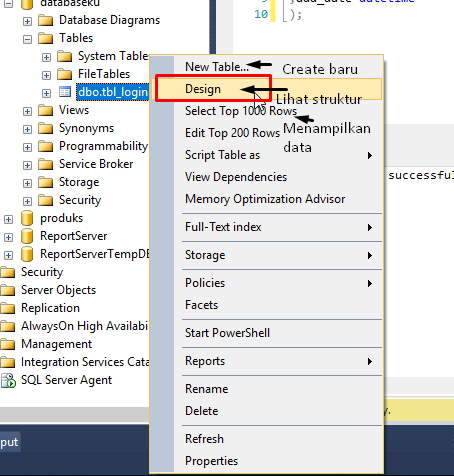 Pengenalan SQL SERVER Cara Membuat Database dan Table - Blog Mas Guruh ...