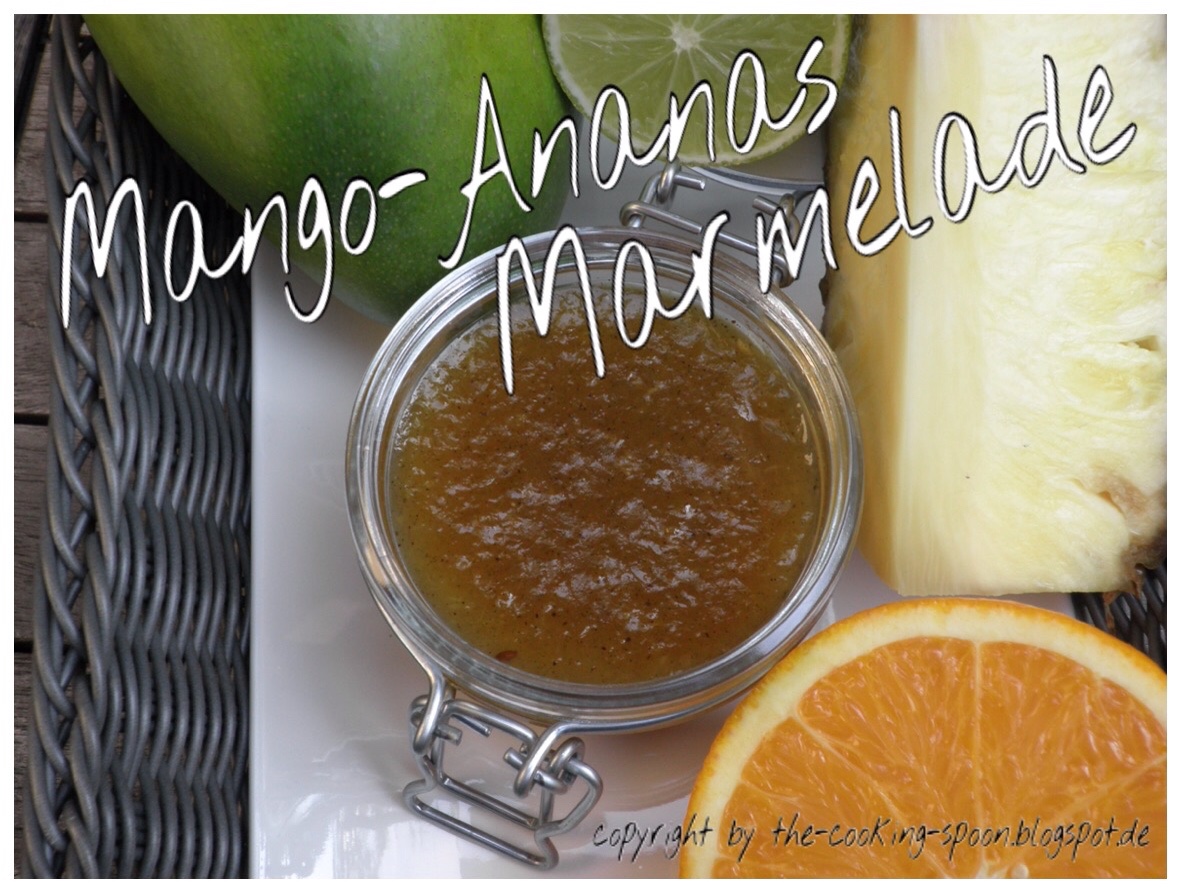 The Cooking Spoon: Mango-Ananas-Marmelade mit Vanille