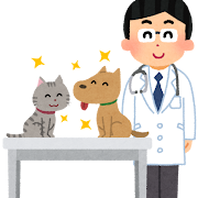 獣医のイラスト(男性)