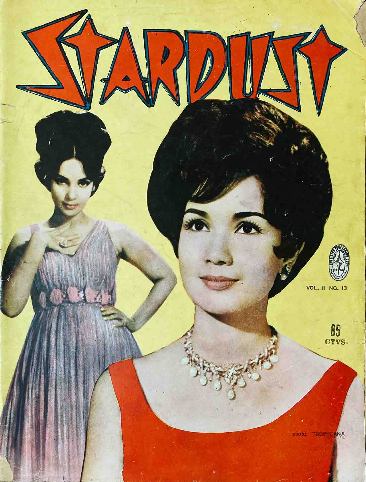 SUSAN ROCES: MAGAZINE COVER: STARDUST MAGAZINE (Vol. II, No. 13, circa 60s)