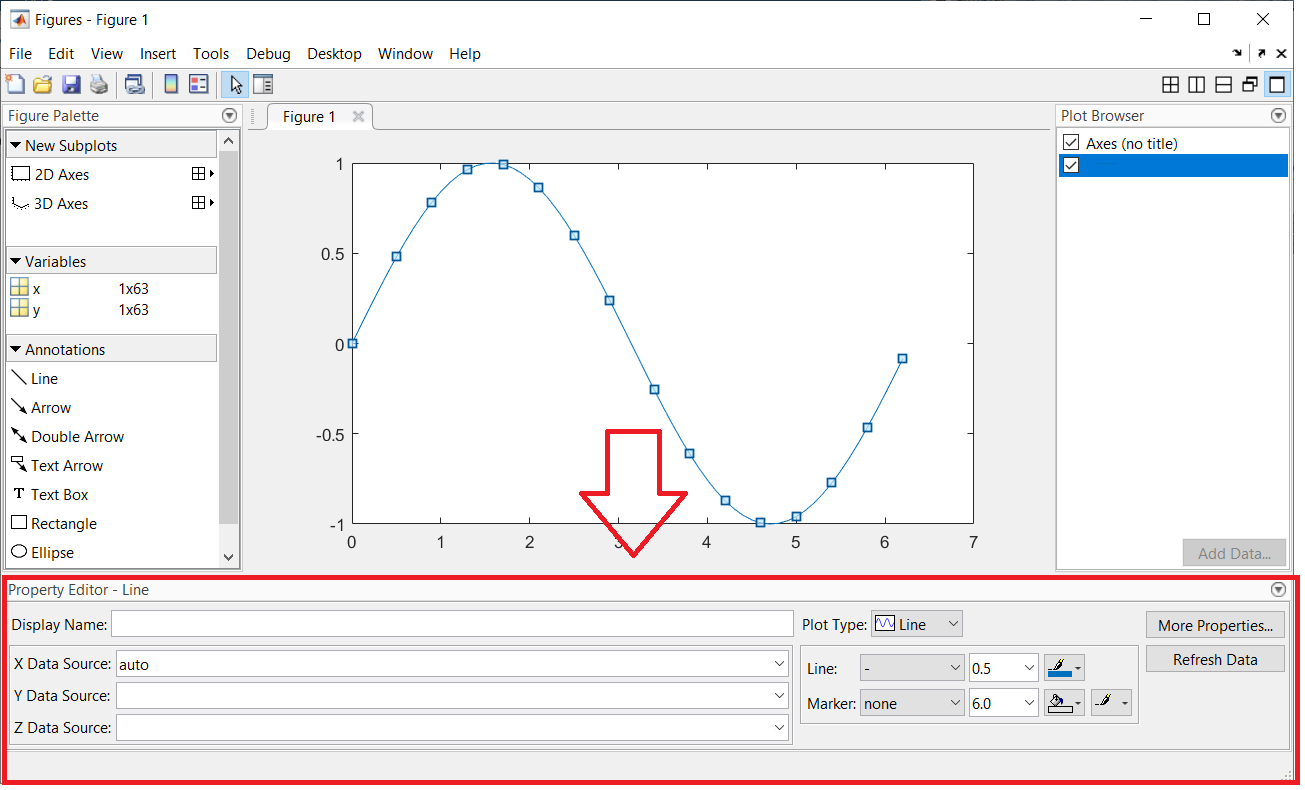 Usuarios MATLAB en español: Plot Tools Parte 2