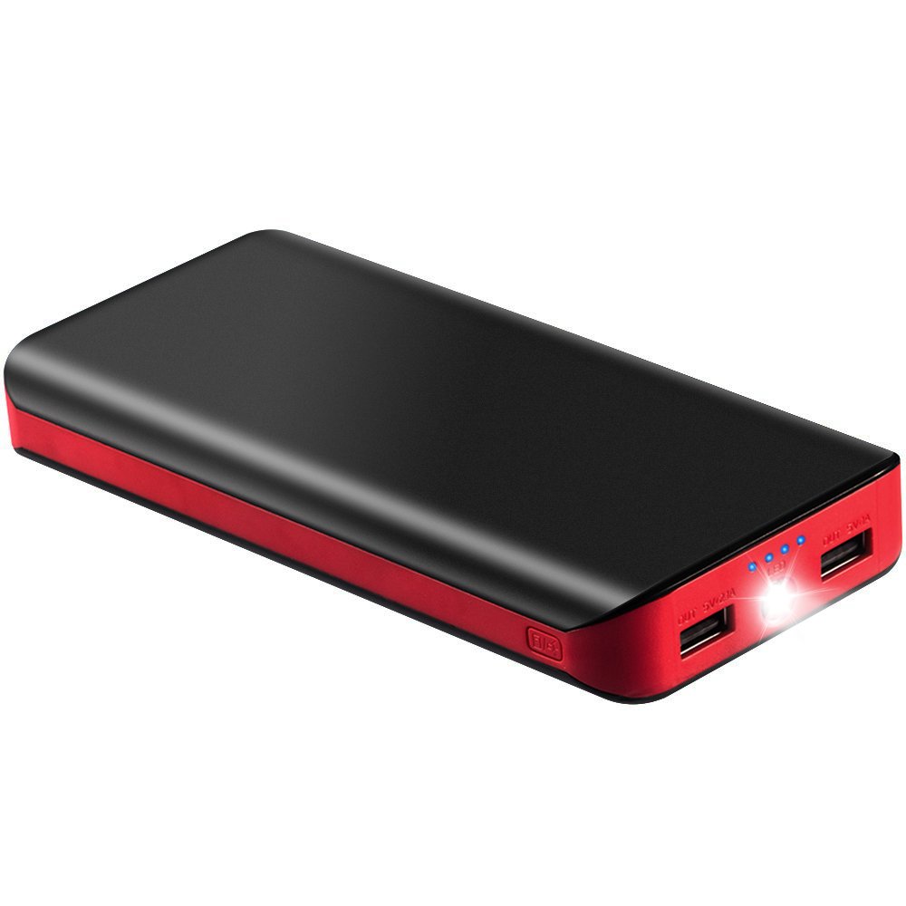 Externer Akku 25000mAh Akku Powerbank Portable Externer Ladegerät mit 2