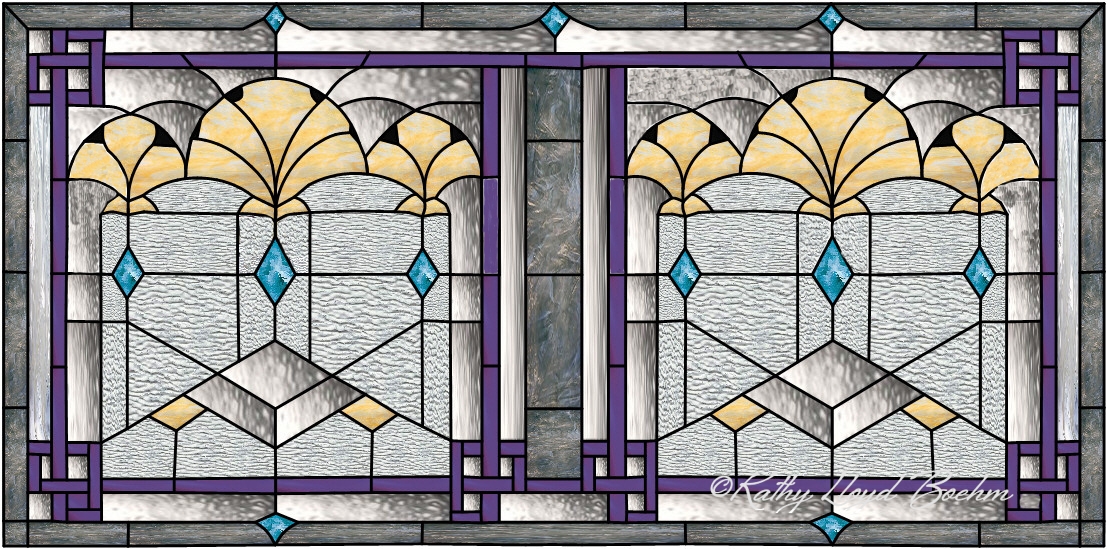 Boehm Stained Glass Blog Art Deco stained glass window