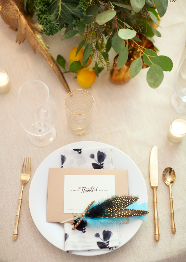 A Simple and Chic Friendsgiving Table