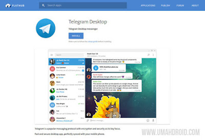 Pasang Telegram Dekstop Linux via Flatpak