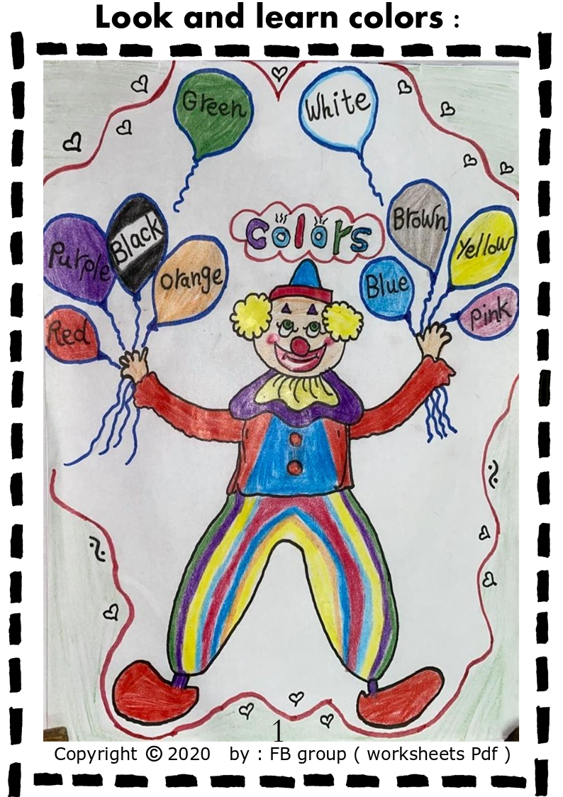 Download (Teach Children Colors - Printable Color Worksheets) pdf