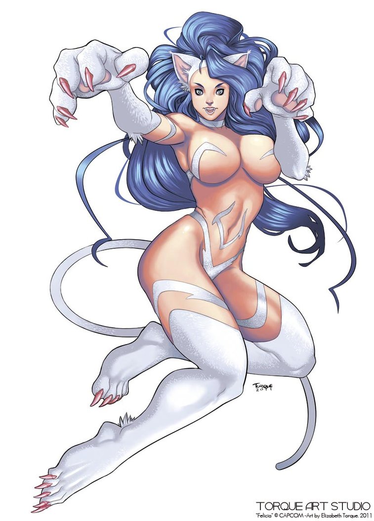 Anime Feet Darkstalkers Felicia