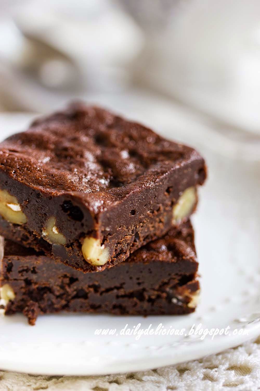 dailydelicious Low Calories Fudge Brownie