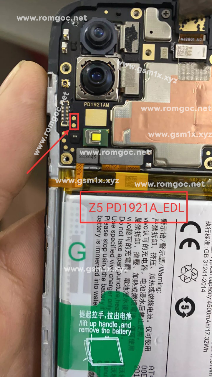 Vivo Z5 PD1921 Testpoint EDL Mobile Software