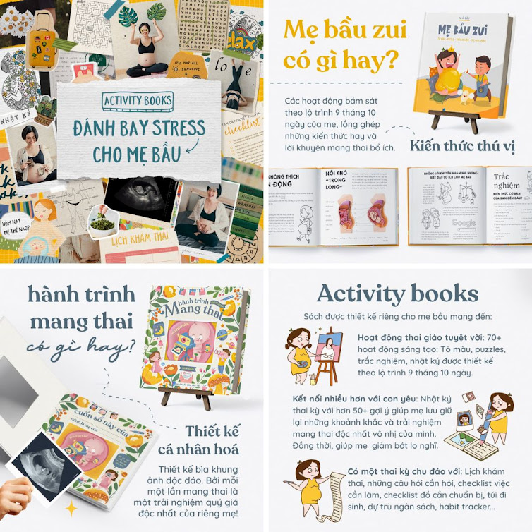 [A116] 5 cuốn sách mang thai hữu ích cho người lần đầu làm Mẹ