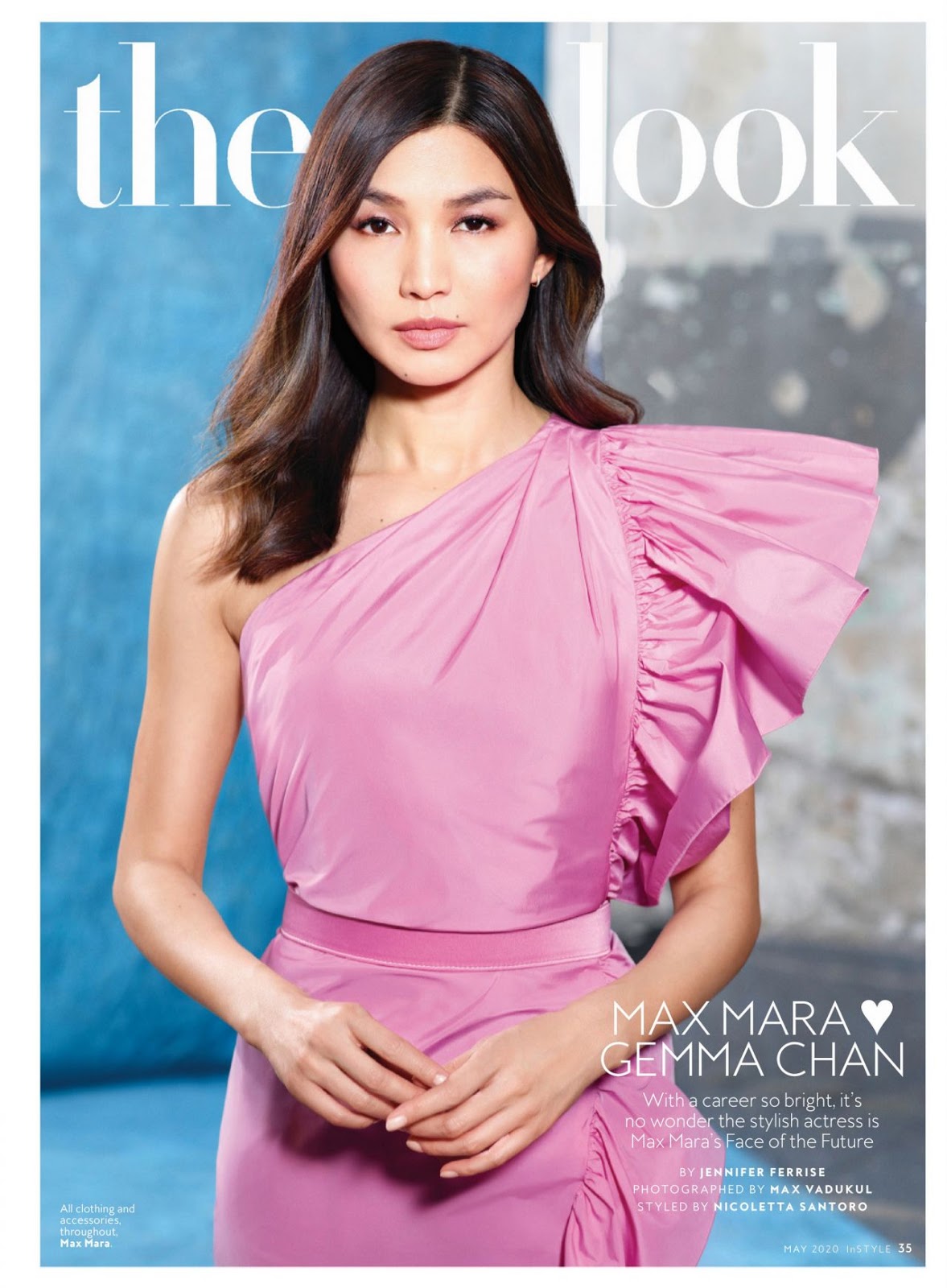 Gemma Chan – InStyle Magazine May 2020 Issue