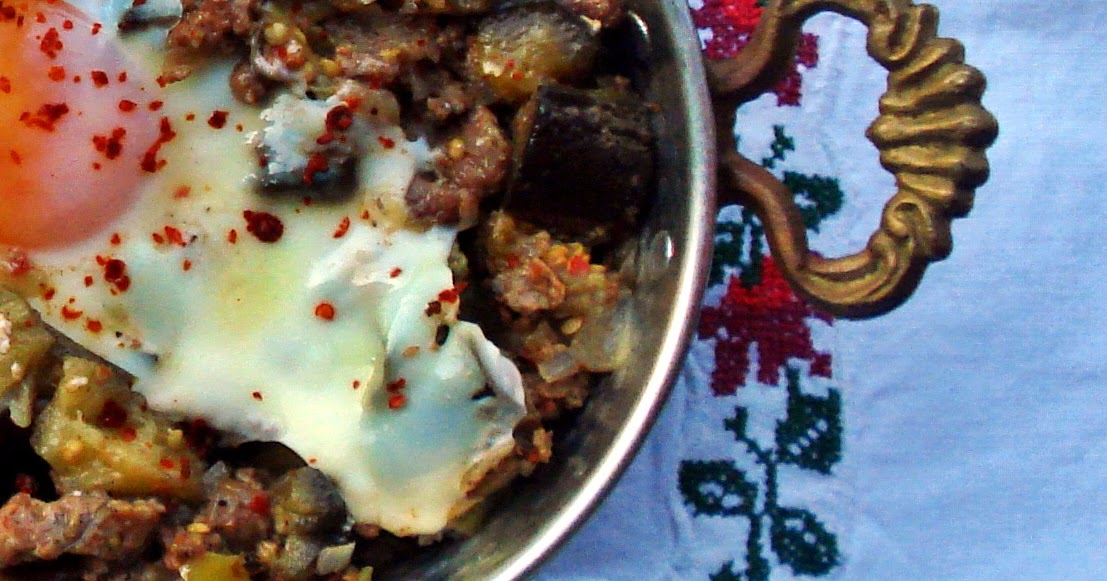 SAHANDA PATLICANLI YUMURTA (Etli3 Sebzeli) ve şu 'OKULA ALIŞMA