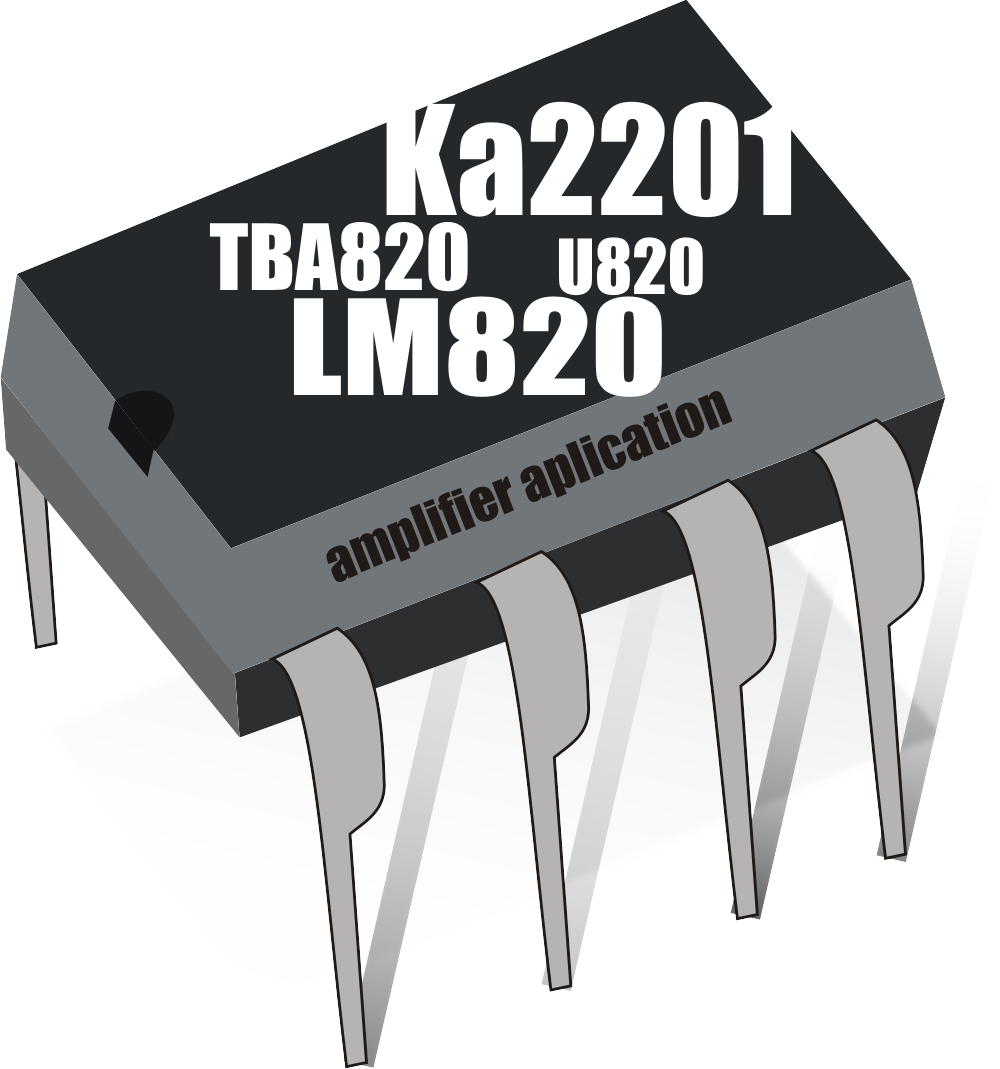 TBA820 low power audio amplifier - Electronic Circuit