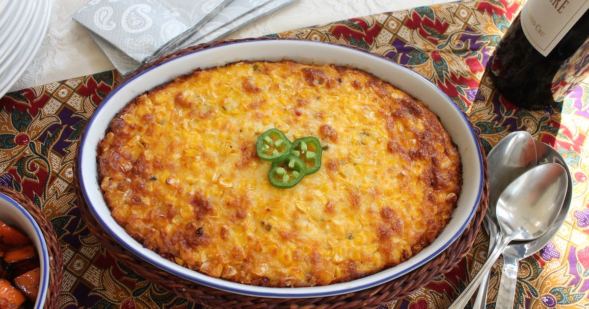 Food Lust People Love Cheesy Jalapeño Corn Casserole