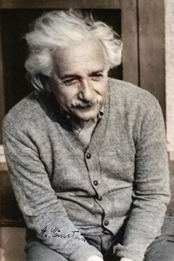 Digicolored: Albert Einstein at Princeton University
