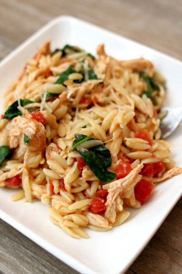 instant pot chicken spinach parmesan orzo All delicious Recipe