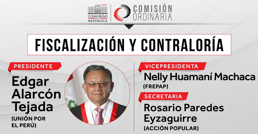 Polémico Parlamentario, Edgar Alarcón presidirá la Comisión de Fiscalización del Congreso Polémico Parlamentario, Edgar Alarcón presidirá la Comisión de Fiscalización del Congreso