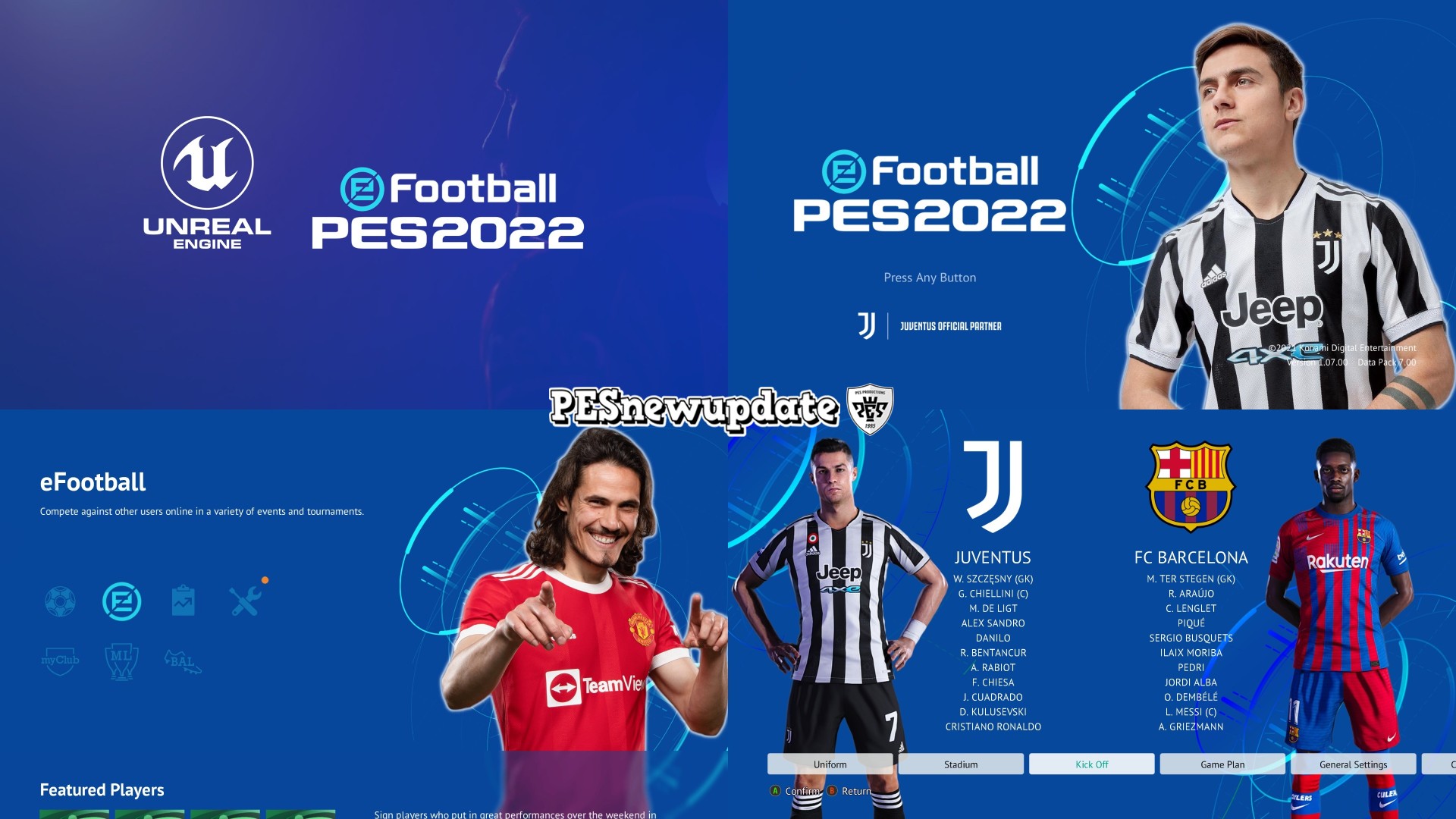 PES 2021 Menu Mod PES 2022 CONCEPT by PESNewupdate ~