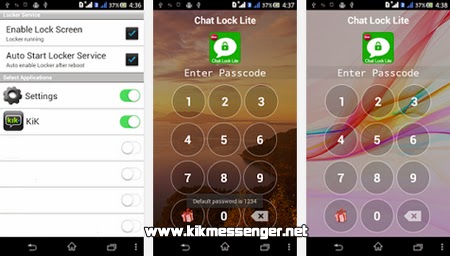 Protege tu privacidad en Kik con Chat Lock Lite