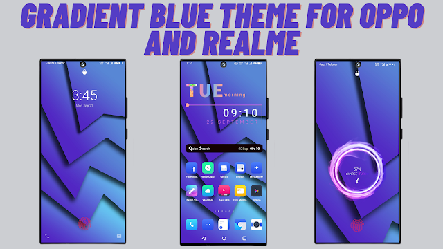 Chủ đề Gradient Blue cho Oppo và Realme || chủ đề realme || chủ đề oppo || Chủ đề Gradient Blue cho Oppo và Realme || chủ đề realme || chủ đề oppo ||