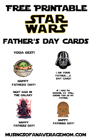 Star Wars fathers day cards