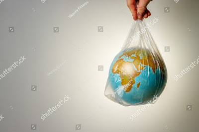 Plastic on earth