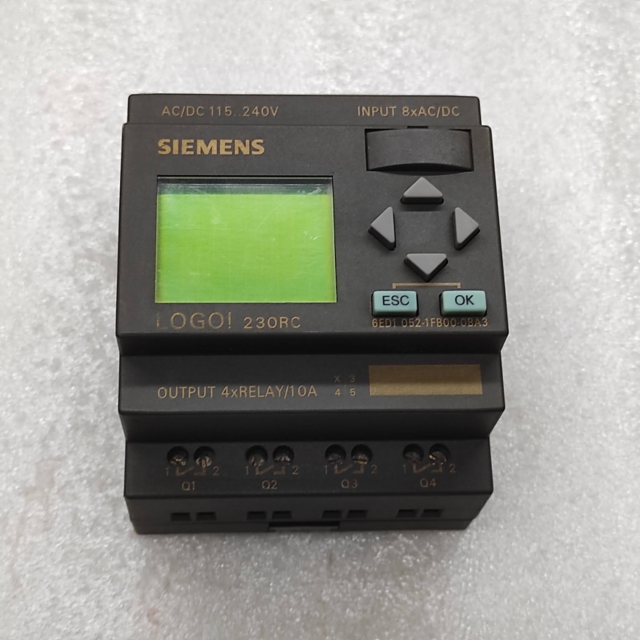 ONE Siemens SIEMENS 6ED1 052-1FB00-0BA3 LOGO 230RC
