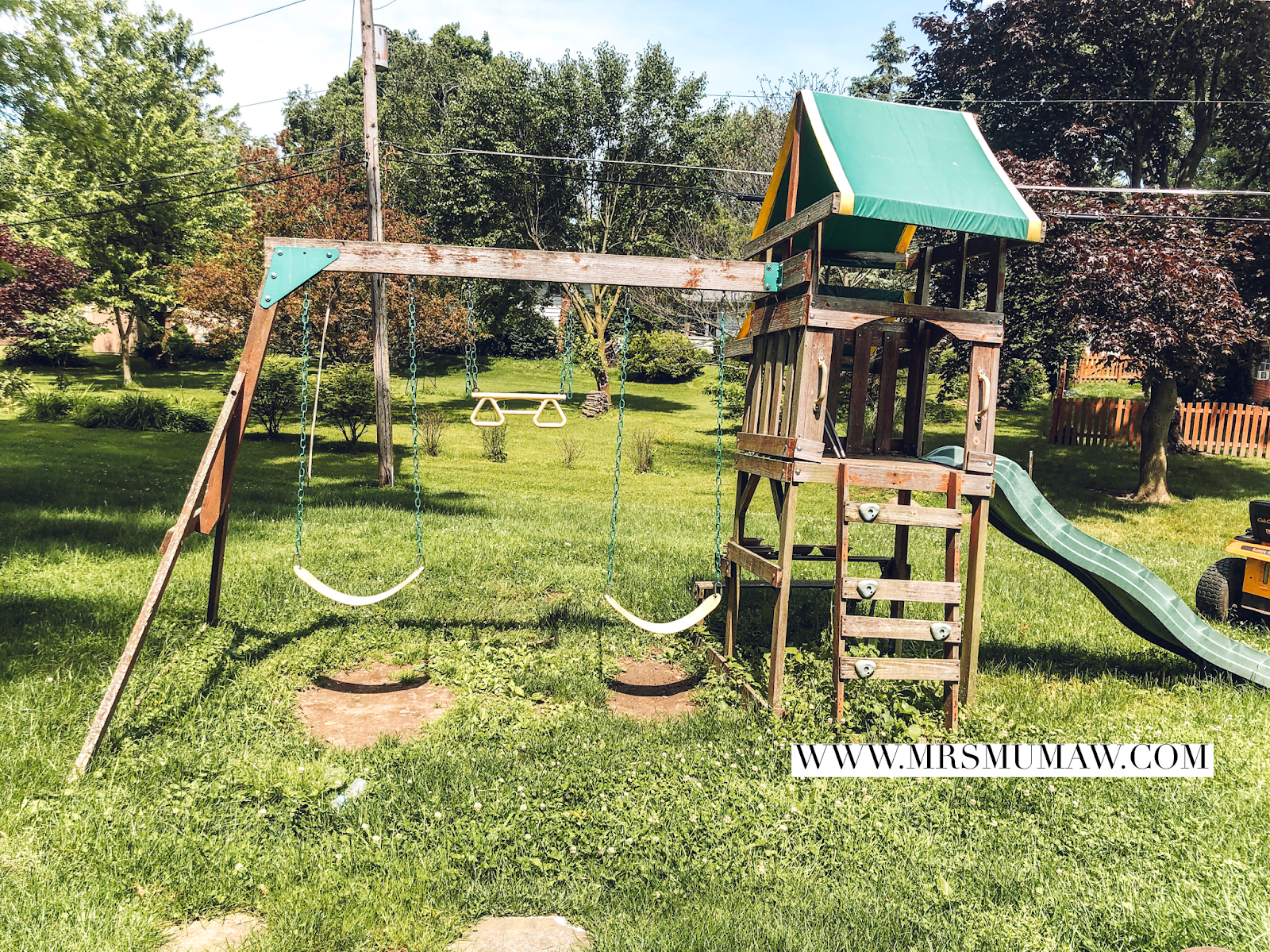 Swing Set Makeover How to Paint Swing Set The Every Things Mrs