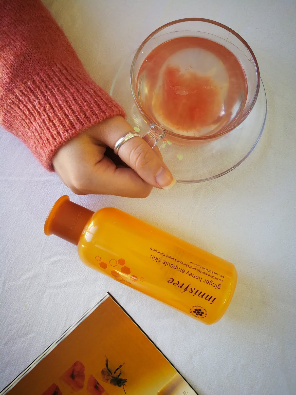 The 7 Skin Method with Innisfree Ginger Honey Ampoule Skin