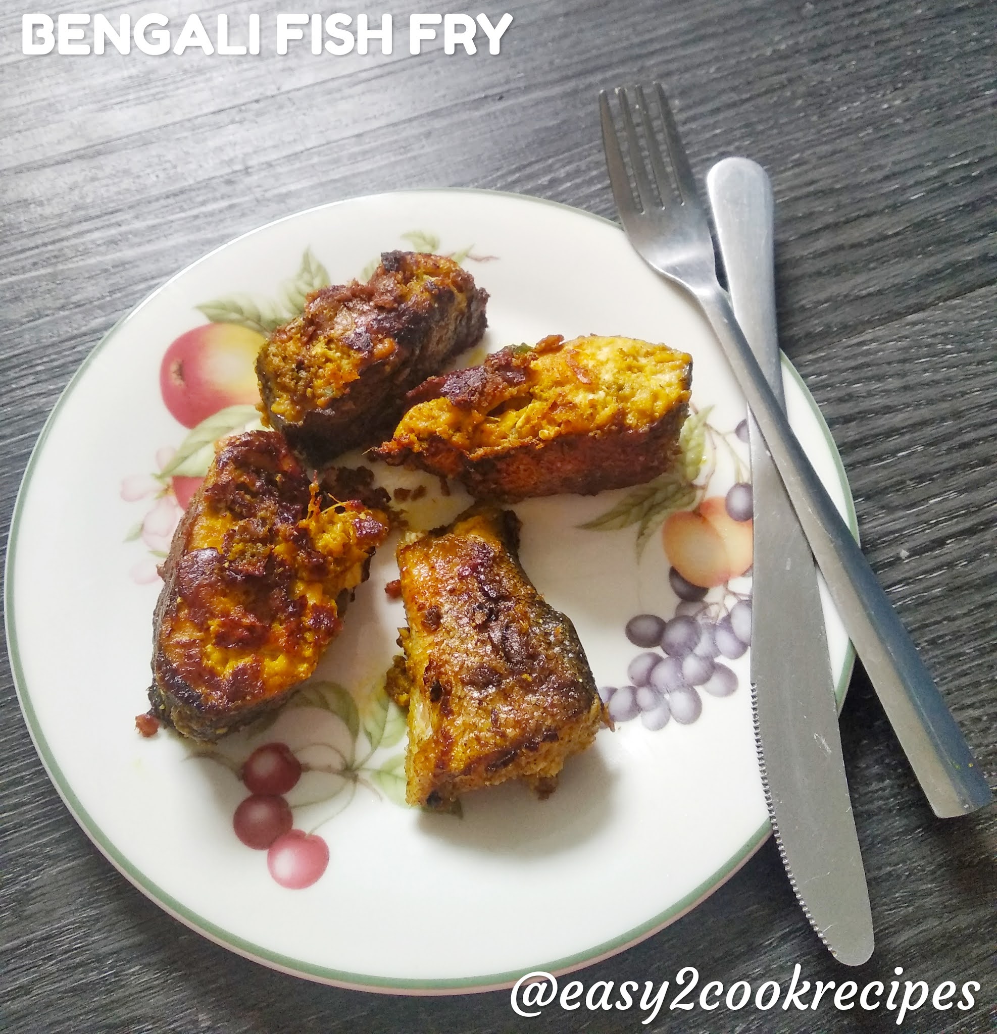 EASY2COOK RECIPES BENGALI FISH ORLY / FISH FRY