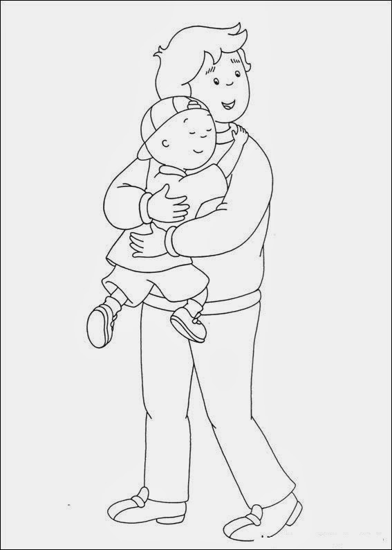 caillou halloween coloring pages - photo #24