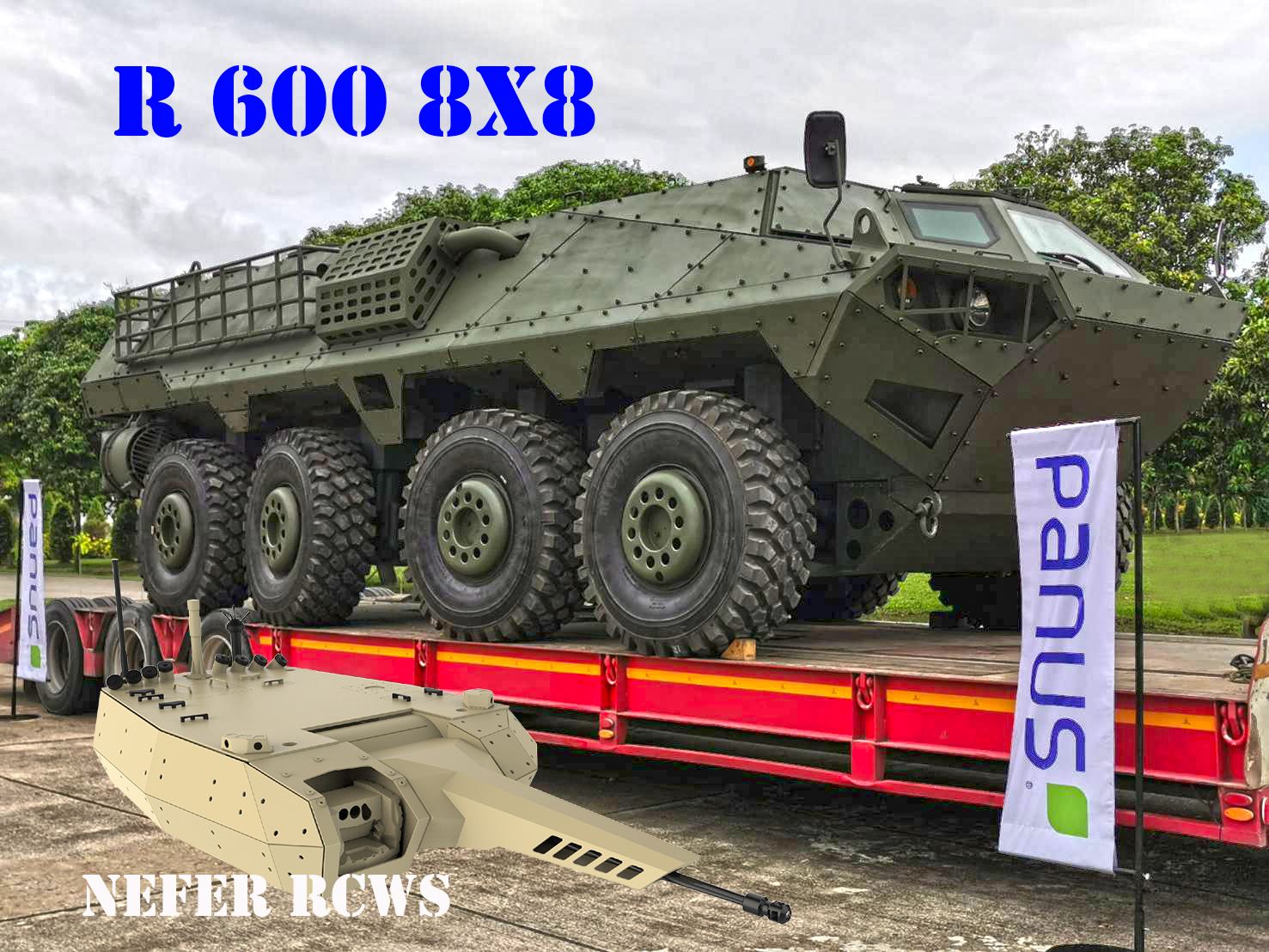 AAG_th บันทึกประจำวัน: ยานเกราะล้อยาง Panus R600 8x8 ที่พัฒนาในไทยจะติด ...
