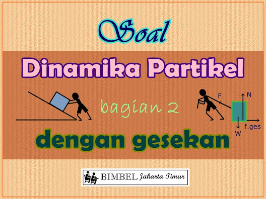 Tinjau benda A
𝝨Fy = 0
NA - WA = 0
NA = WA = 540 N
𝝨Fx = 0 (karena seimbang/tidak bergerak)
TA - f ges = 0
TA = f ges
= μ . NA
= 0,3 . 540
= 162 N
Tinjau benda B
𝝨Fy = 0
TB - WB = 0
TB = WB
Syarat agar sistem seimbang adalah
TA = __TB
sin 𝛂 sin 𝜷
162 = __WB
sin 135° sin 135°
WB = 162 N Dinamika Partikel dengan Gesekan (Kelas 10)